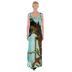 Thigh Split Maxi Dress 