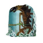 Lukisan Wayang Kulit Drawstring Pouch (XXL)