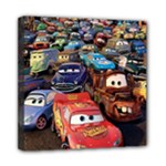 Rali Car,mc Queen Mini Canvas 8  x 8  (Stretched)