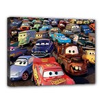 Rali Car,mc Queen Canvas 16  x 12  (Stretched)
