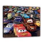 Rali Car,mc Queen Canvas 20  x 16  (Stretched)