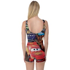 One Piece Boyleg Swimsuit 