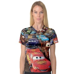 V-Neck Sport Mesh T-Shirt 