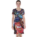 Rali Car,mc Queen Short Sleeve Nightdress