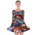 Rali Car,mc Queen Long Sleeve Skater Dress
