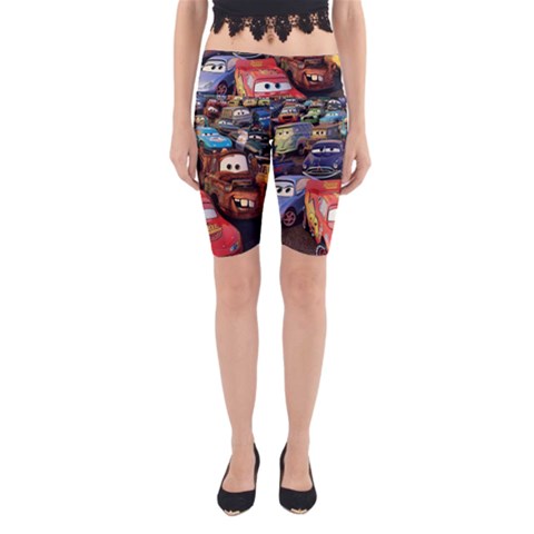 Rali Car,mc Queen Yoga Cropped Leggings from ArtsNow.com