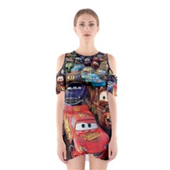 Shoulder Cutout One Piece Dress 