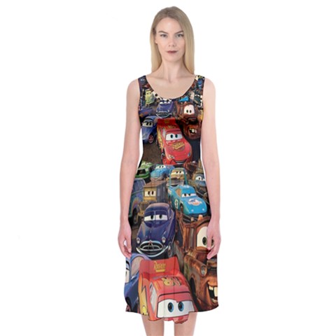 Rali Car,mc Queen Midi Sleeveless Dress from ArtsNow.com