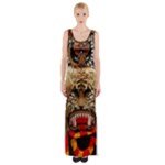 Reok Maxi Thigh Split Dress
