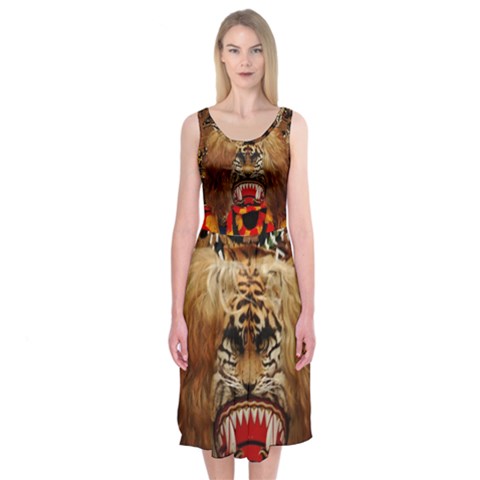 Reok Midi Sleeveless Dress from ArtsNow.com