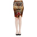 Midi Wrap Pencil Skirt 
