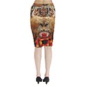 Midi Wrap Pencil Skirt 