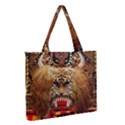Zipper Medium Tote Bag Front