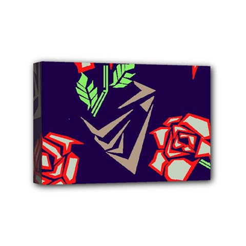 Terminator Roses Mini Canvas 6  x 4  (Stretched) from ArtsNow.com