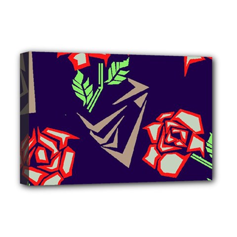 Terminator Roses Deluxe Canvas 18  x 12  (Stretched) from ArtsNow.com