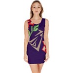 Terminator Roses Bodycon Dress
