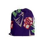 Terminator Roses Drawstring Pouch (Large)