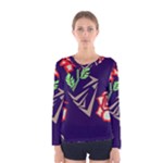 Terminator Roses Women s Long Sleeve Tee