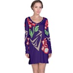 Terminator Roses Long Sleeve Nightdress