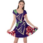 Terminator Roses Cap Sleeve Dress