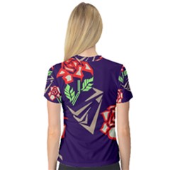 V-Neck Sport Mesh T-Shirt 