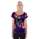 Terminator Roses Women s Cap Sleeve Top