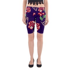 Terminator Roses Yoga Cropped Leggings from ArtsNow.com