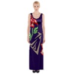 Terminator Roses Maxi Thigh Split Dress