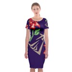 Terminator Roses Classic Short Sleeve Midi Dress