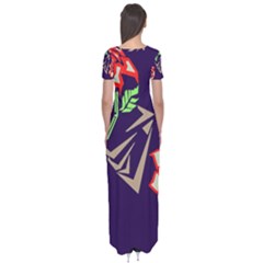 Short Sleeve Maxi Dress 
