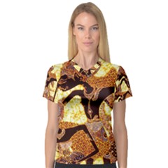 V-Neck Sport Mesh T-Shirt 