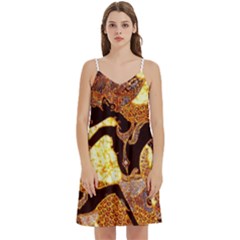 Mini Camis Dress With Pockets 
