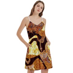 Mini Camis Dress With Pockets 