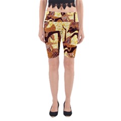 Wayang Yoga Cropped Leggings from ArtsNow.com