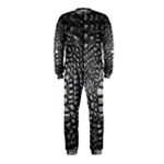 Black Alligator Leather Pattern OnePiece Jumpsuit (Kids)