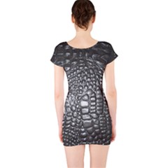 Short Sleeve Bodycon Dress Back Short Sleeve Bodycon Dress Back