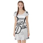 Panic At The Disco Flowers Short Sleeve Skater Dress
