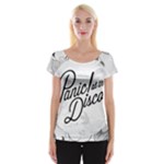 Panic At The Disco Flowers Women s Cap Sleeve Top