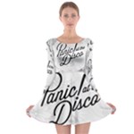 Panic At The Disco Flowers Long Sleeve Skater Dress
