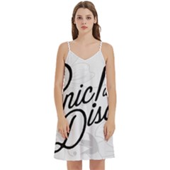 Mini Camis Dress With Pockets 