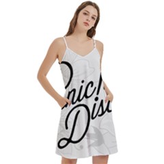 Mini Camis Dress With Pockets 