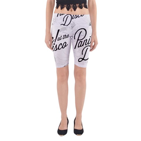 Panic At The Disco Flowers Yoga Cropped Leggings from ArtsNow.com