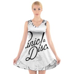 V-Neck Sleeveless Dress 