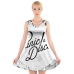 Panic At The Disco Flowers V-Neck Sleeveless Dress