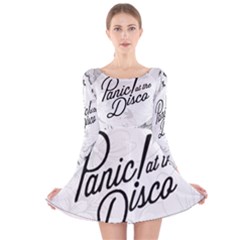Long Sleeve Velvet Skater Dress 