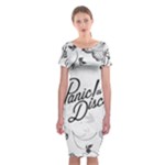 Panic At The Disco Flowers Classic Short Sleeve Midi Dress