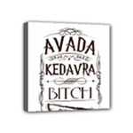 Avada Kedavra Bitch Harry  Potter Mini Canvas 4  x 4  (Stretched)