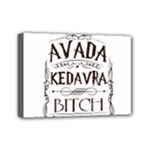 Avada Kedavra Bitch Harry  Potter Mini Canvas 7  x 5  (Stretched)