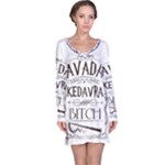 Avada Kedavra Bitch Harry  Potter Long Sleeve Nightdress