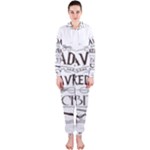 Avada Kedavra Bitch Harry  Potter Hooded Jumpsuit (Ladies)
